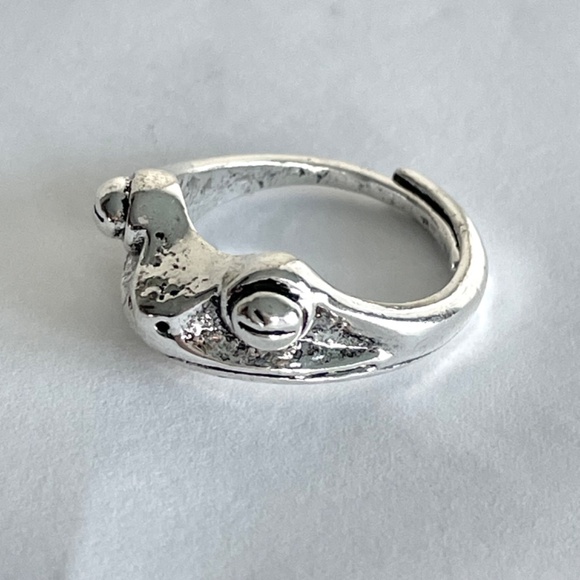 Sterling Silver Frog Ring - Picture 6 of 10